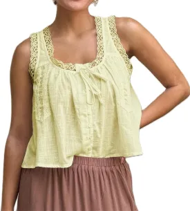 Miqil Women Y2k Eyelet Tank Top Boho Sleeveless Ruffle Ruched Smocked Peplum Tops Cute Button Summer Semi Mesh Streetwear